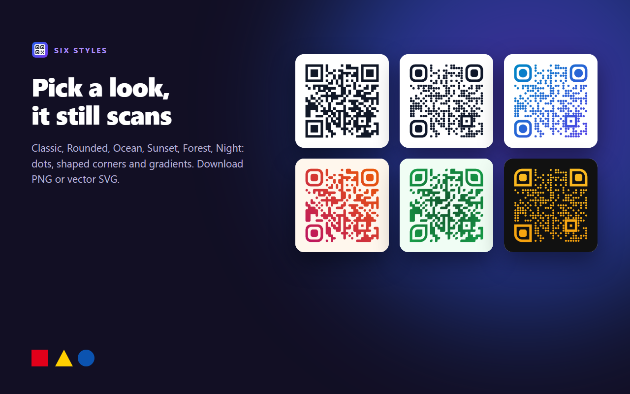 Six styles that still scan